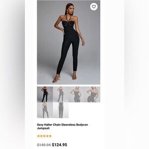 Black & Gold Jumpsuit